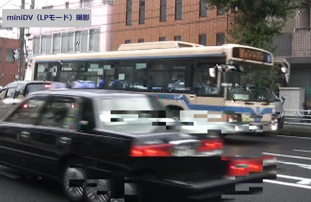 miniDVのLPモード再生エラー